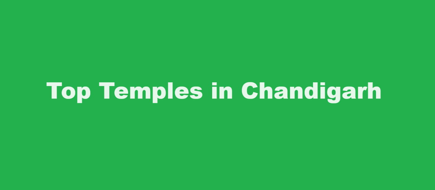 Top Temples in Chandigarh